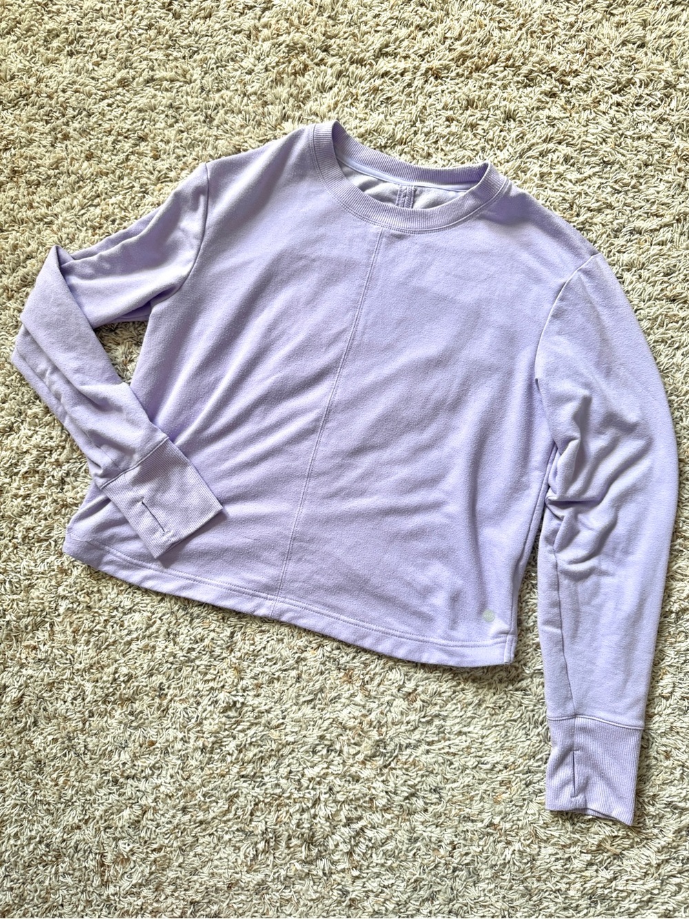 Apana - Women’s (L) Purple Long Sleeve Sweater Top, Shirt